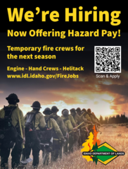 Seasonal Firefighter Recruitment Poster