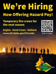 IDL Firefighter Recruitment Poster