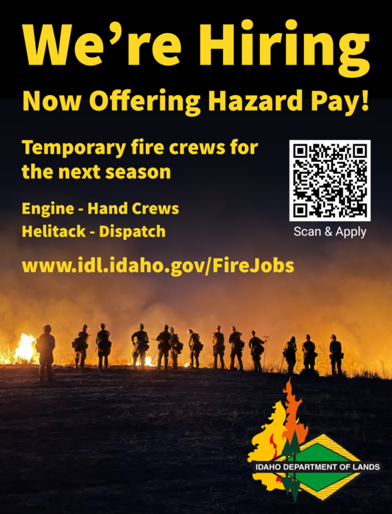 Seasonal Firefighter Recruitment Poster