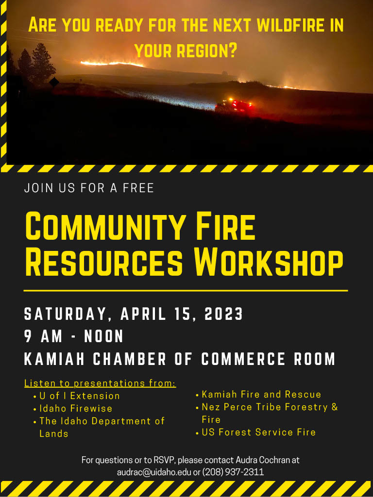 UI Community Fire Resources Workshop