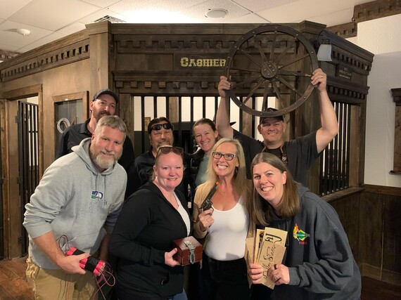 Fire Bureau Team at a Bank Robbery Escape Room