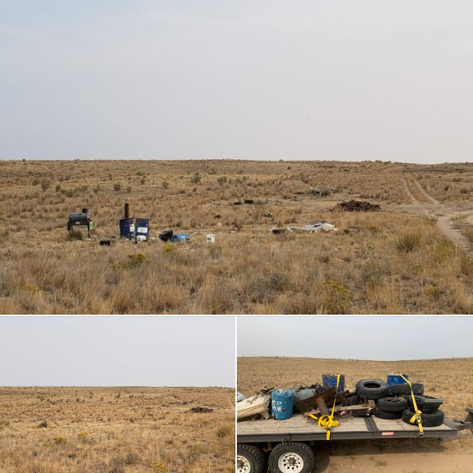 Illegal Dumping on Endowment Land Near Jerome