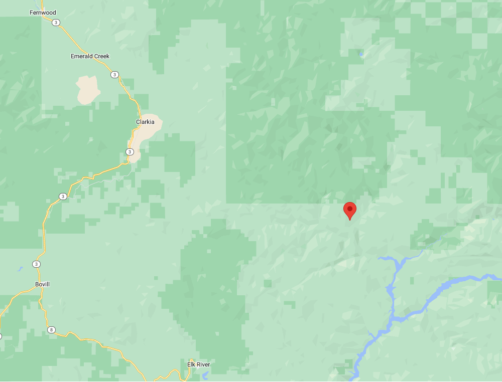Flood Creek Bridge Map