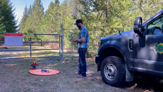 Smokey with a Drone