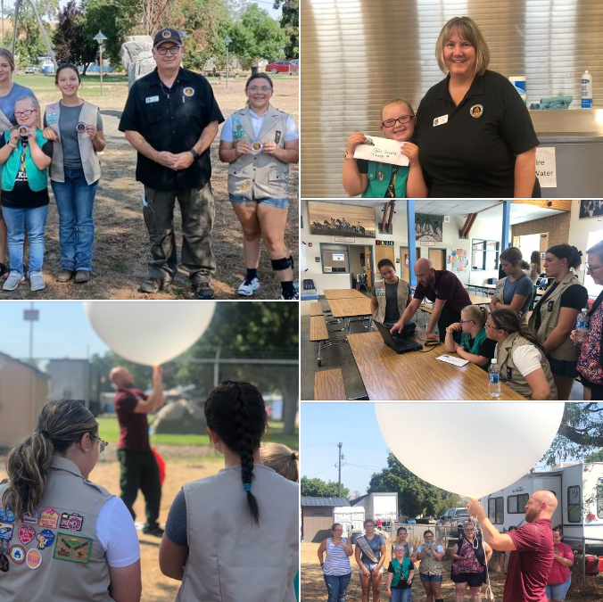 Gwen Fire- Girl Scout visit