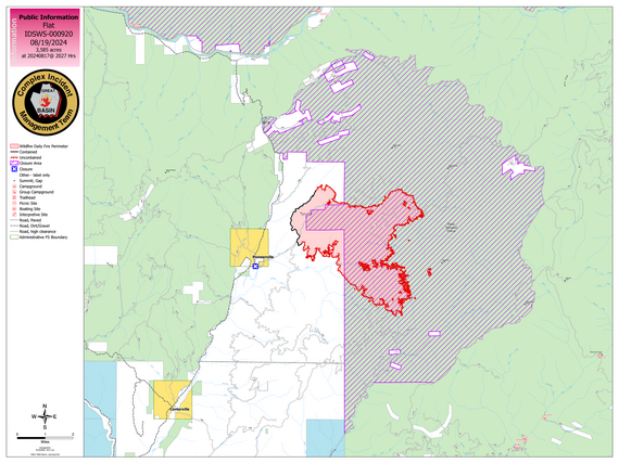 Flat Fire Map 8-19