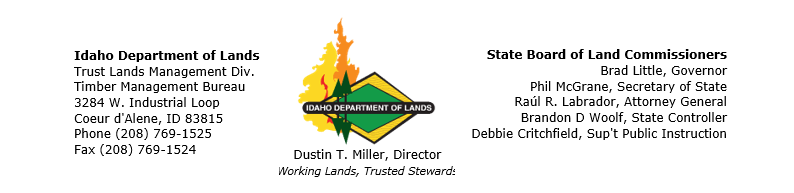 Header - Trust Lands - Timber Management