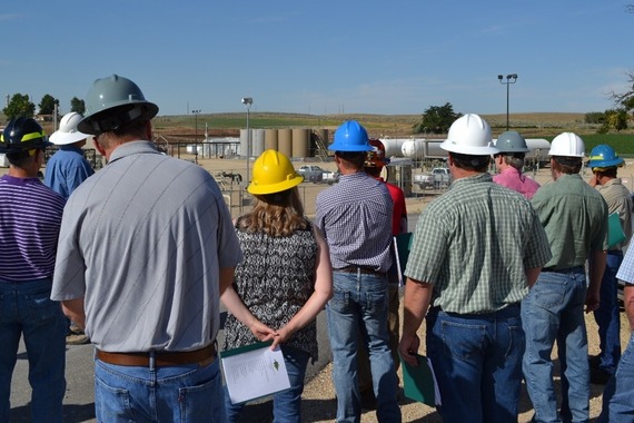 Oil and Gas Field tour in August 2015.
