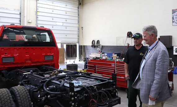 Gov looking at truck being built