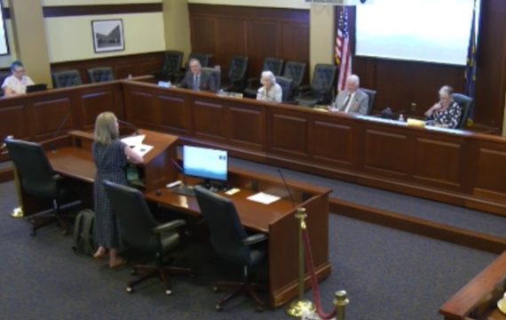 Screenshot of August 19, 2025 OGCC meeting - Lauren Morahan presentation