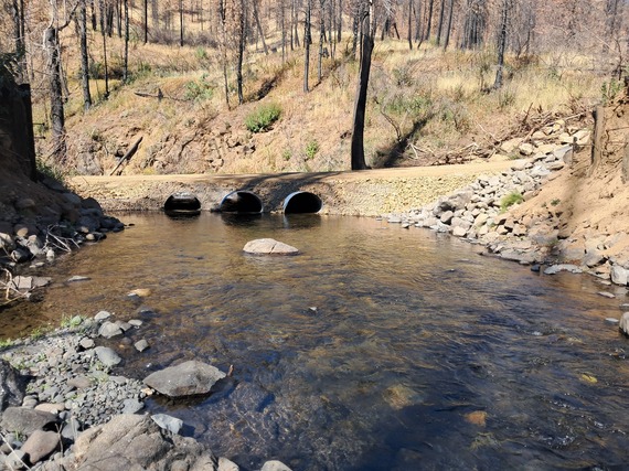 Low water bridge completed