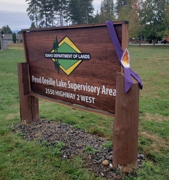 Purple Ribbon at Pend Oreille Lake Supervisory Area