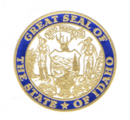State Seal blue and gold