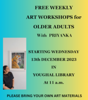 Youghal Library Art Workshops