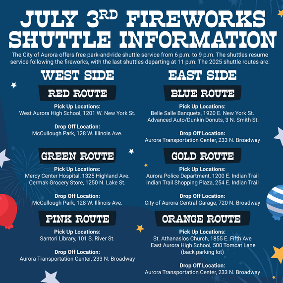 Updated Shuttle Route