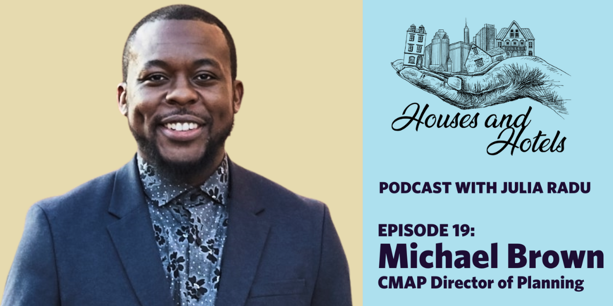 Podcast featuring Mike Brown, the CMAP director of planning