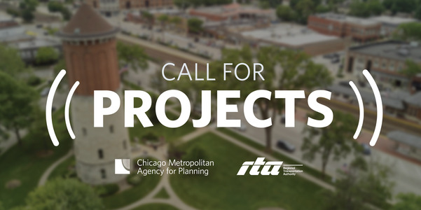 Technical Assistance Call for Projects featuring CMAP and RTA logos
