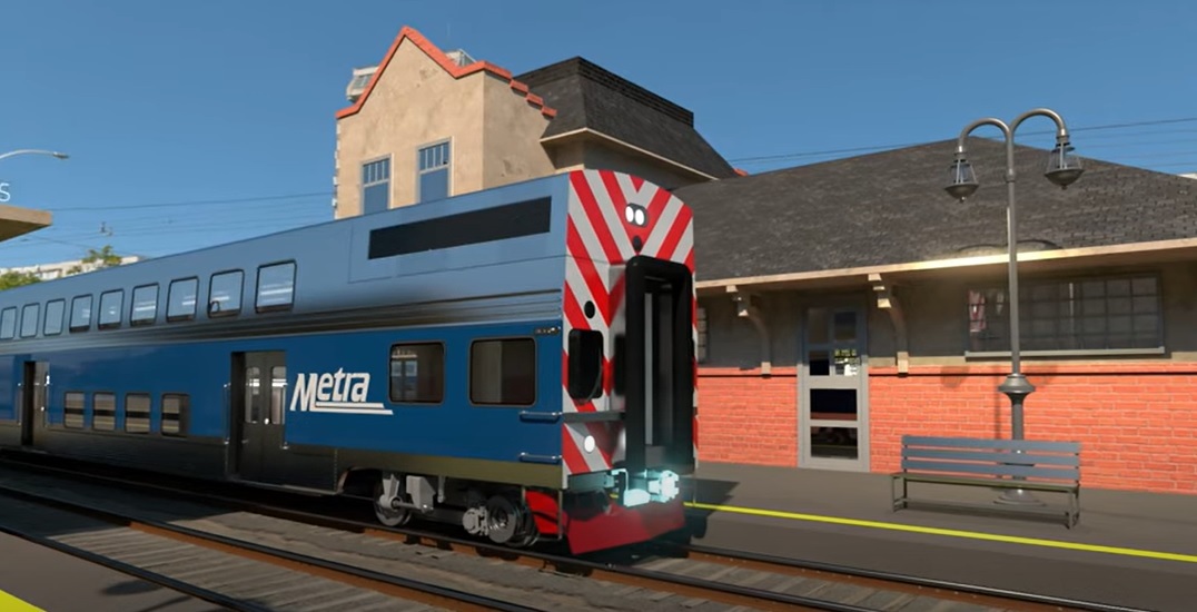 New mockup image of Metra's Alstom built rail car