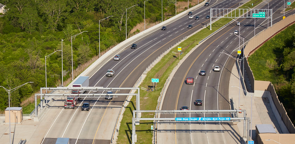 Image of open road tolling in DuPage County