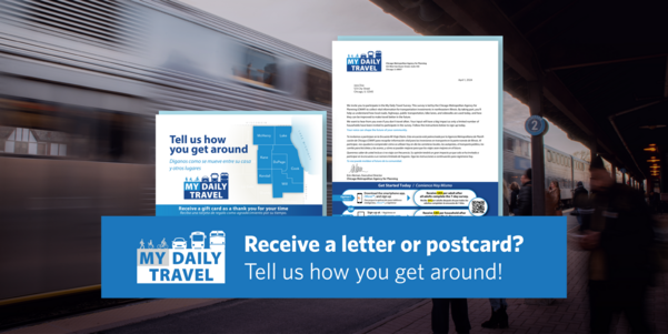 Household travel survey banner