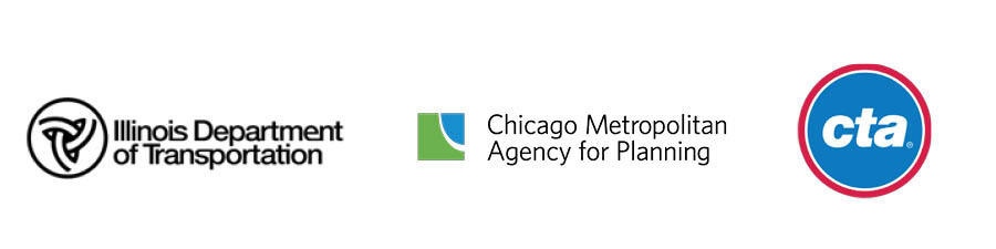 IDOT, CTA, CMAP logos