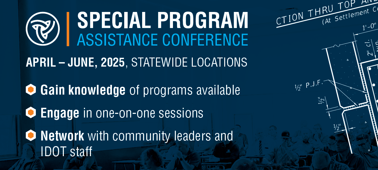 Text infographic: Special Program, Assistance Conference, Gain knowledge, Engage in 1-on-1 sessions, Network