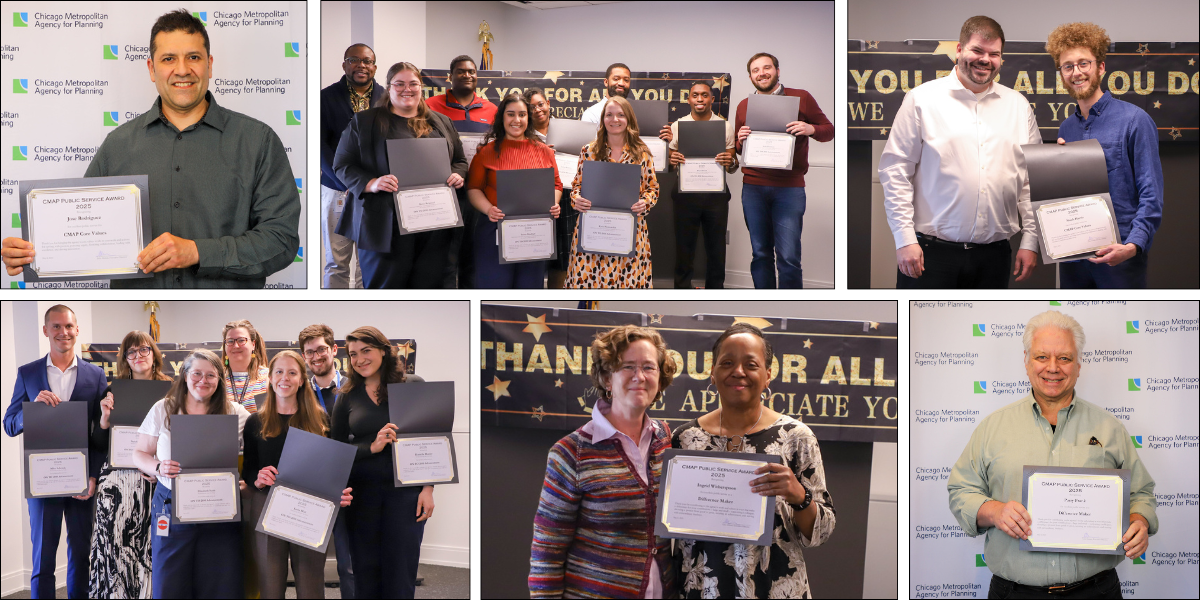 Public Service Awards 2025 for CMAP Update collage