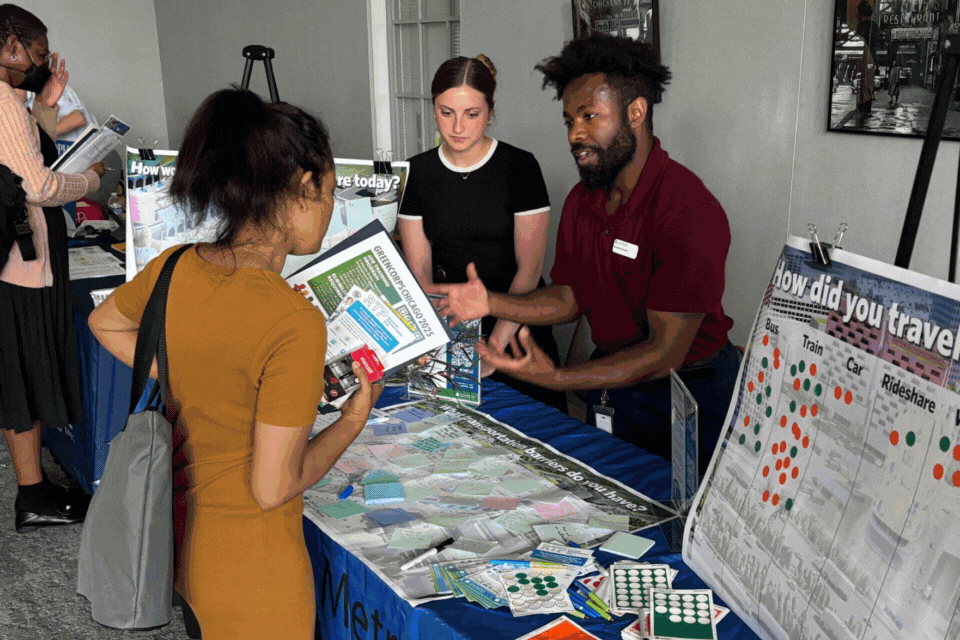 An array of photos from recent community events CMAP was present at