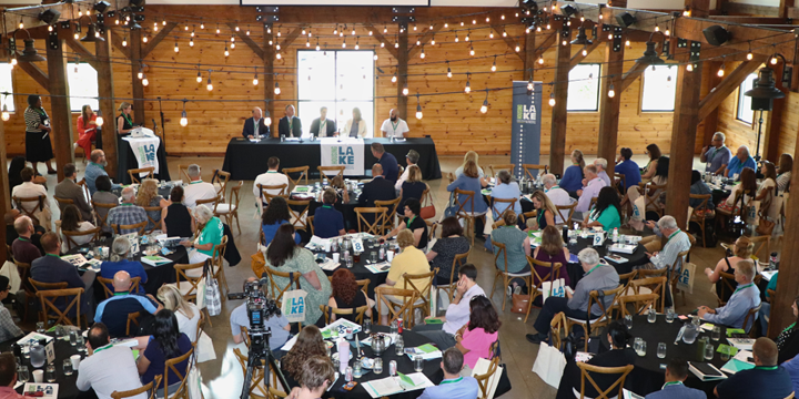 Crowd shot of the kickoff event in Mundelein