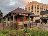 Exterior shot of Berwyn train station