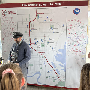 Map of CTA red line extension route