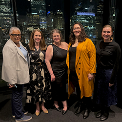 Four CMAP female staff members posing for camera