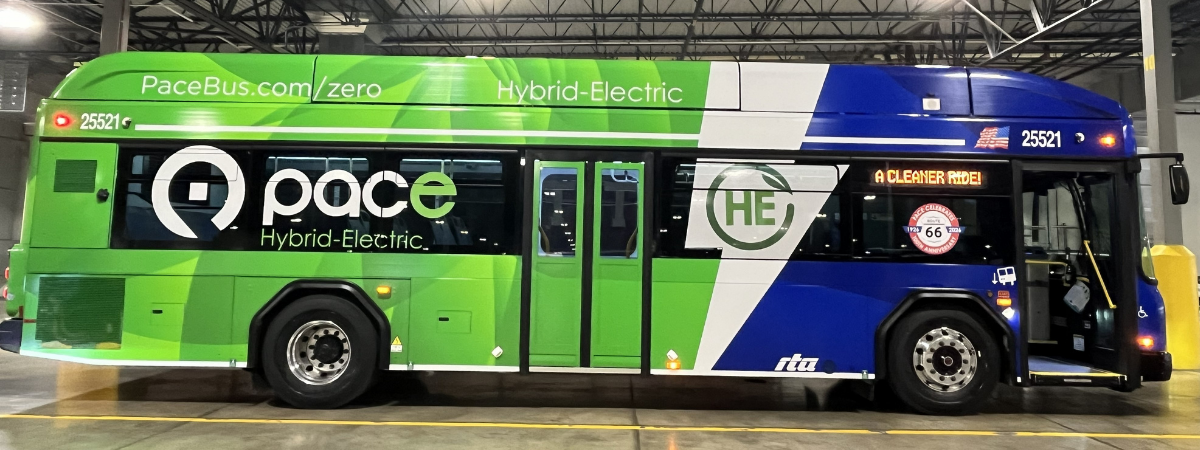 Pace hybrid-electric bus