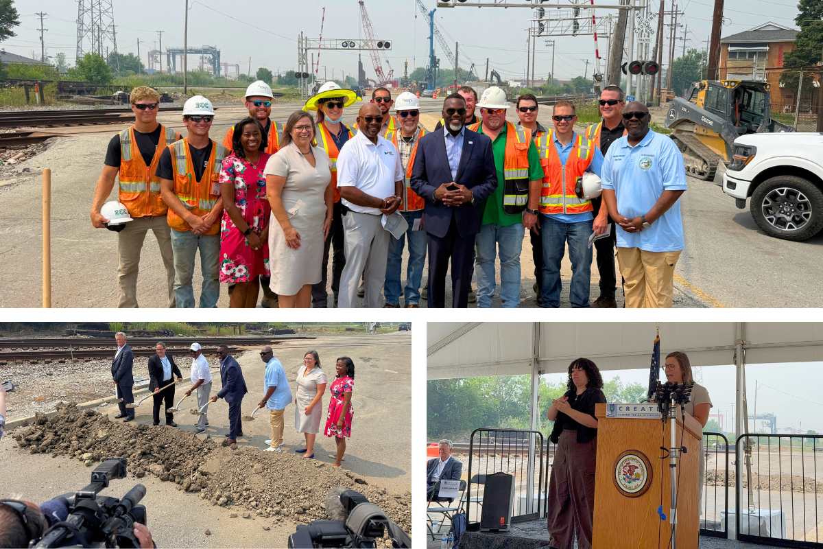 CREATE groundbreaking for rail project in Chicago