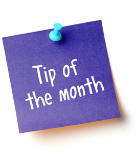 Tip of the Month- April