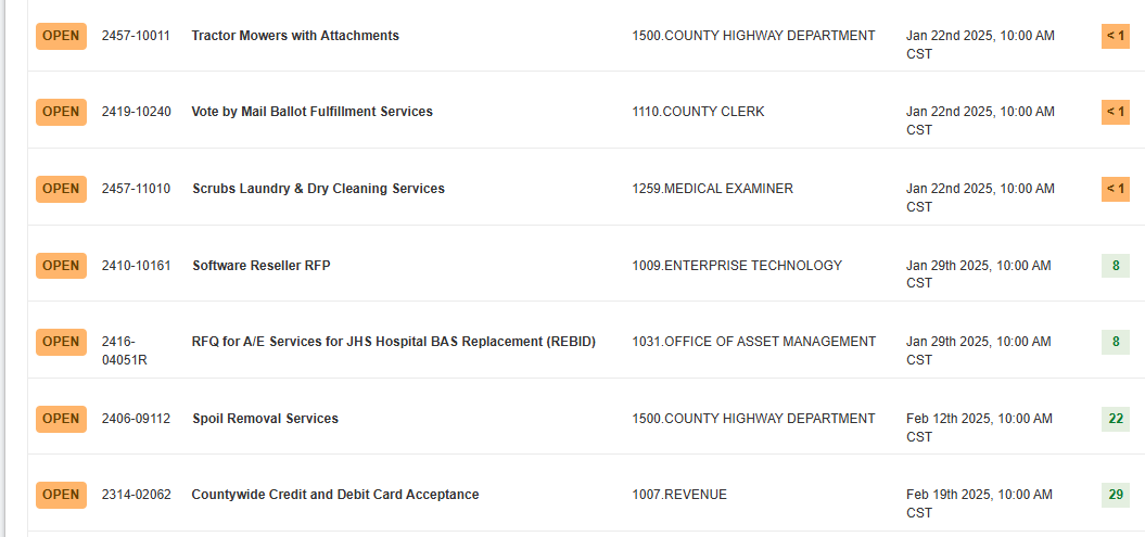 Jan 22 2025 opportunities 1