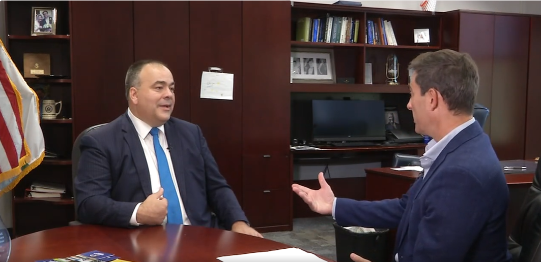 Cook County Assessor Fritz Kaegi and ABC7 Chicago I-Team Reporter Jason Knowles