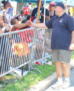 Assessor Kaegi at parade