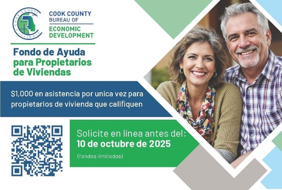 Graphic in Spanish of property relief program