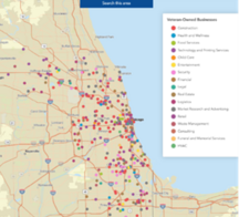 Image showing the Veteran-Owned Businesses interactive map.