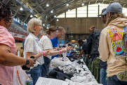 Chicago Standdown supplies at event