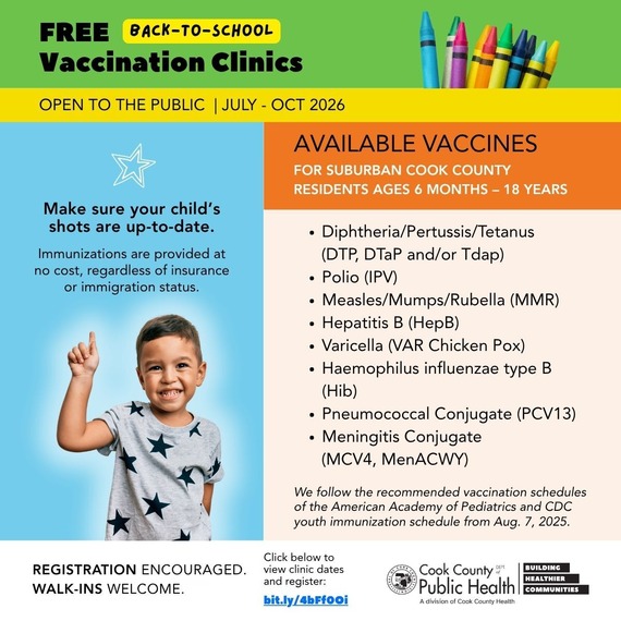 Back-to-school vaccinations