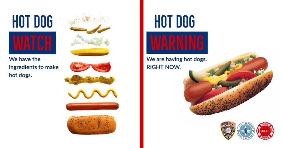 Severe Weather Watch vs Warning