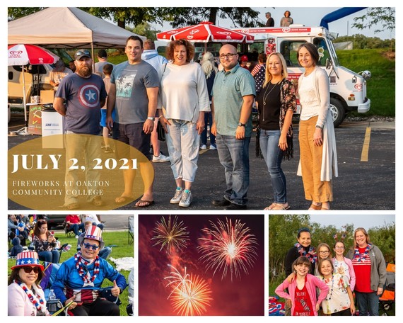 July 2 Fireworks Collage