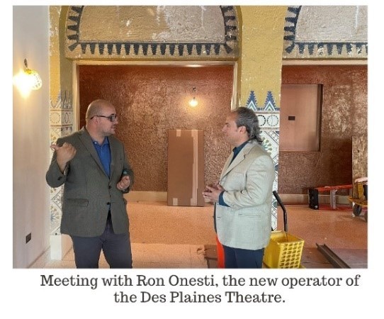 Ron and Andrew at DP Theatre