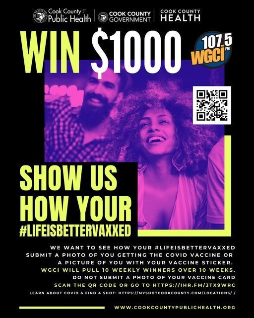 Vaccination Contest Graphic