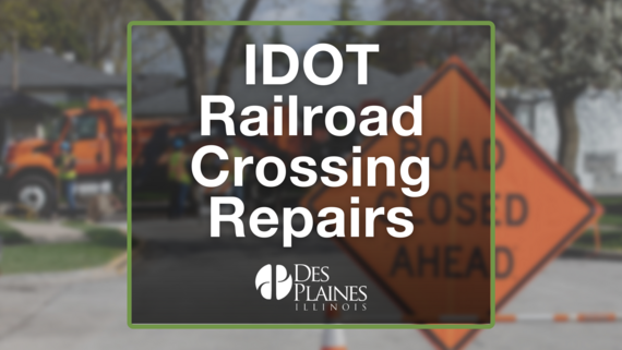 IDOT Railroad crossing repairs image