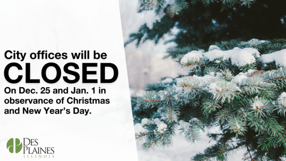 Winter Holiday Office Closure graphic