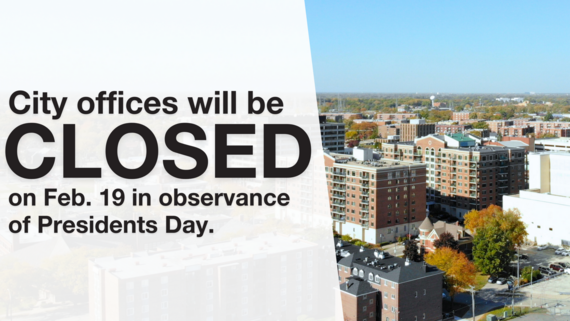 City Offices Closed Feb. 19 image