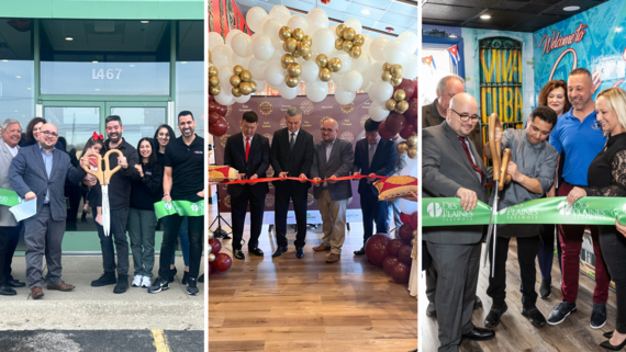 Ribbon Cutting at three restaurants image